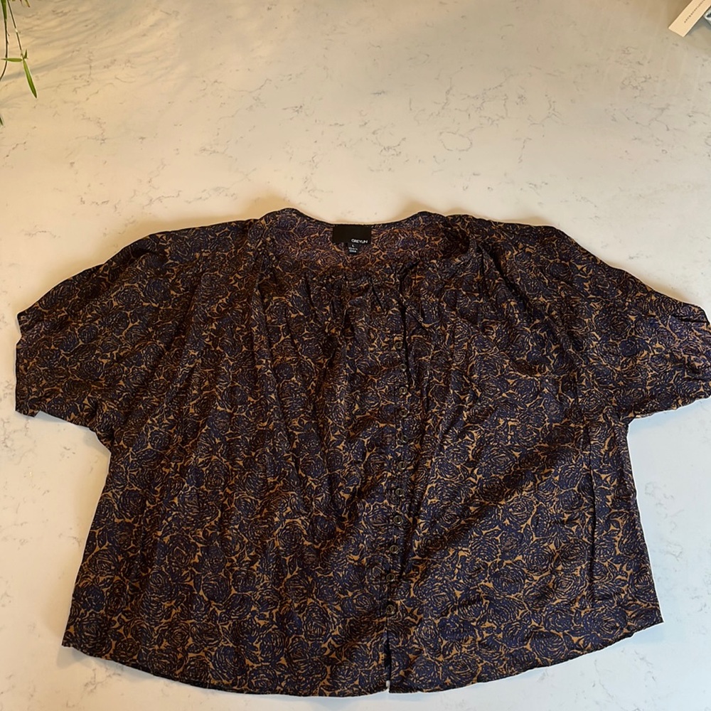Gorgeous Greylin Silk Blouse